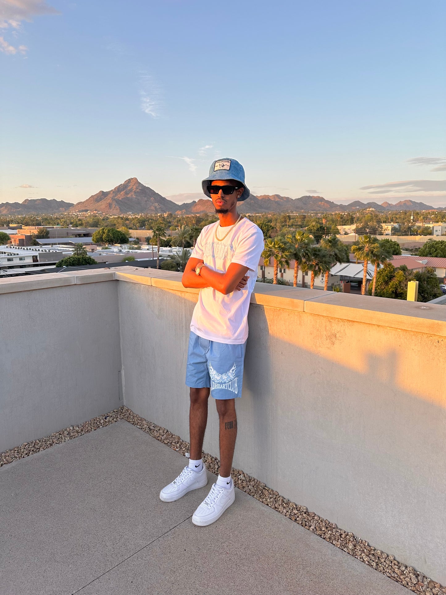 ColdHeartClub Shorts Icy Blue