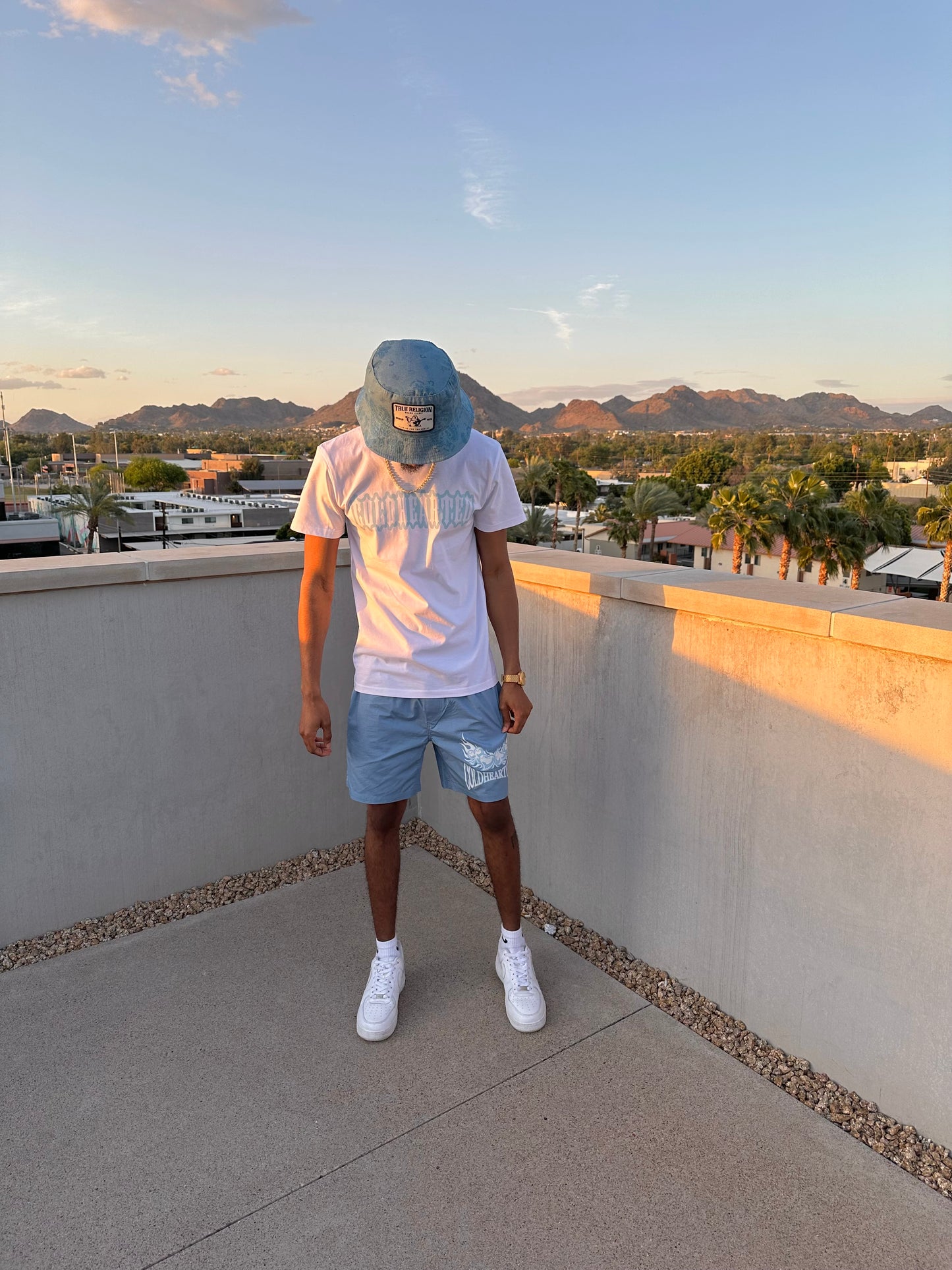 ColdHeartClub Shorts Icy Blue