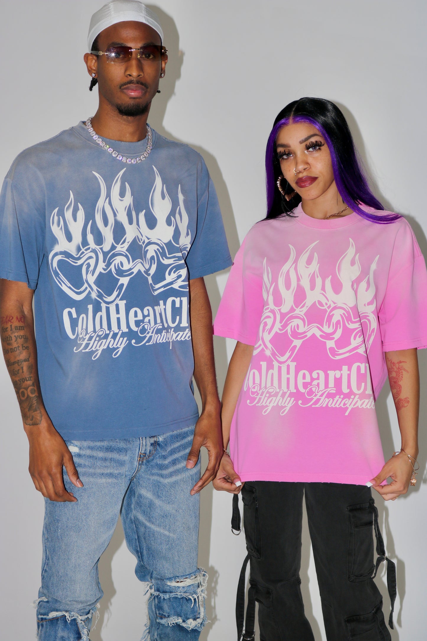 Highly Anticipated OverSized Graphic Tee Faded Pink