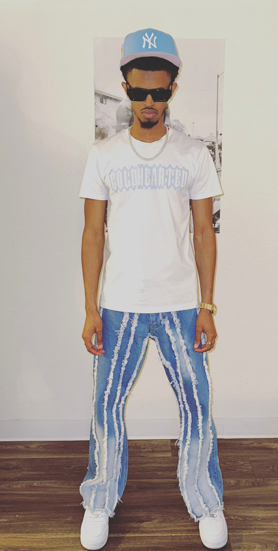 Deck Of Flames White Ice Graphic Tee