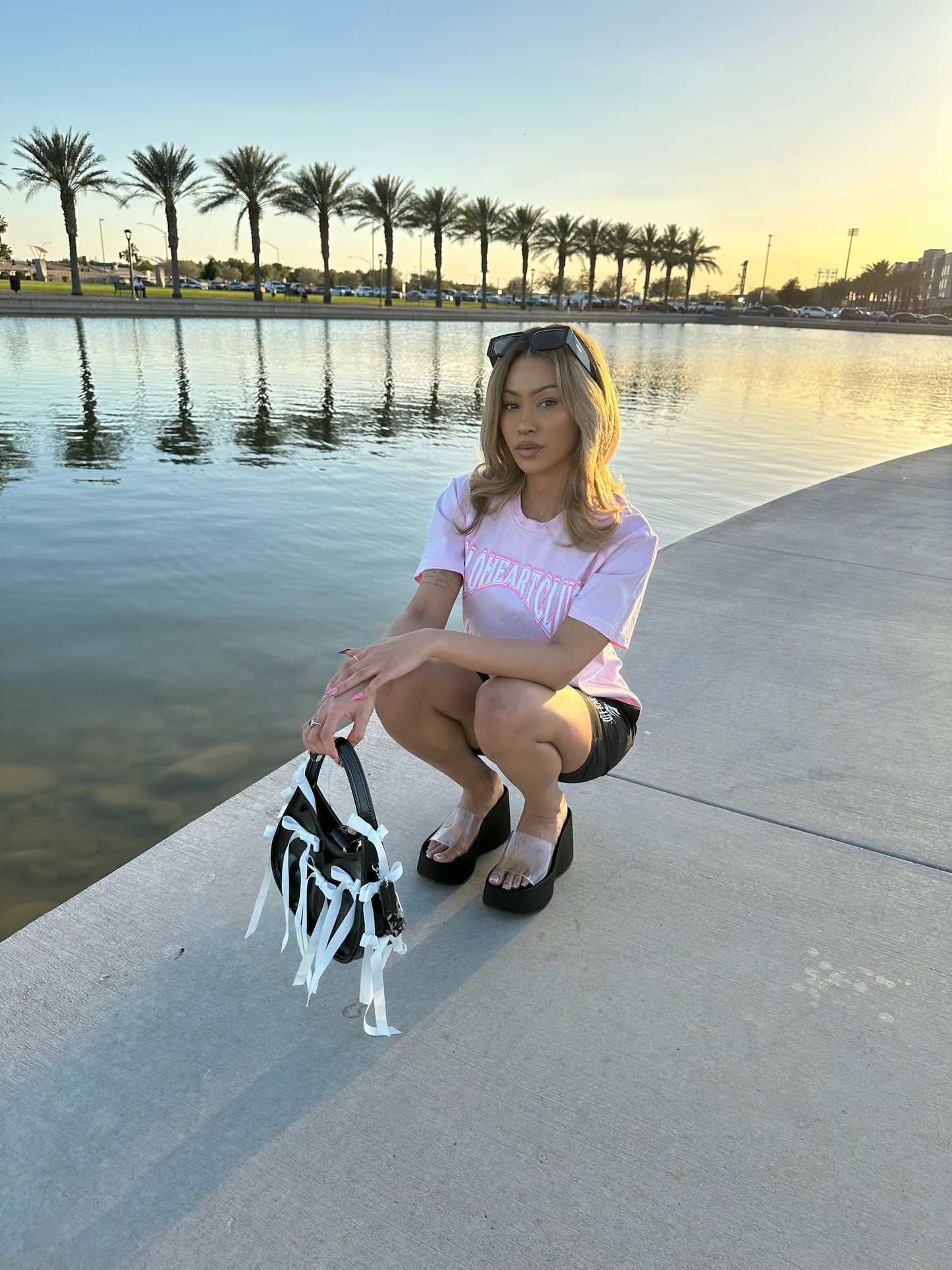 ColdHearted Graphic Tee Pink