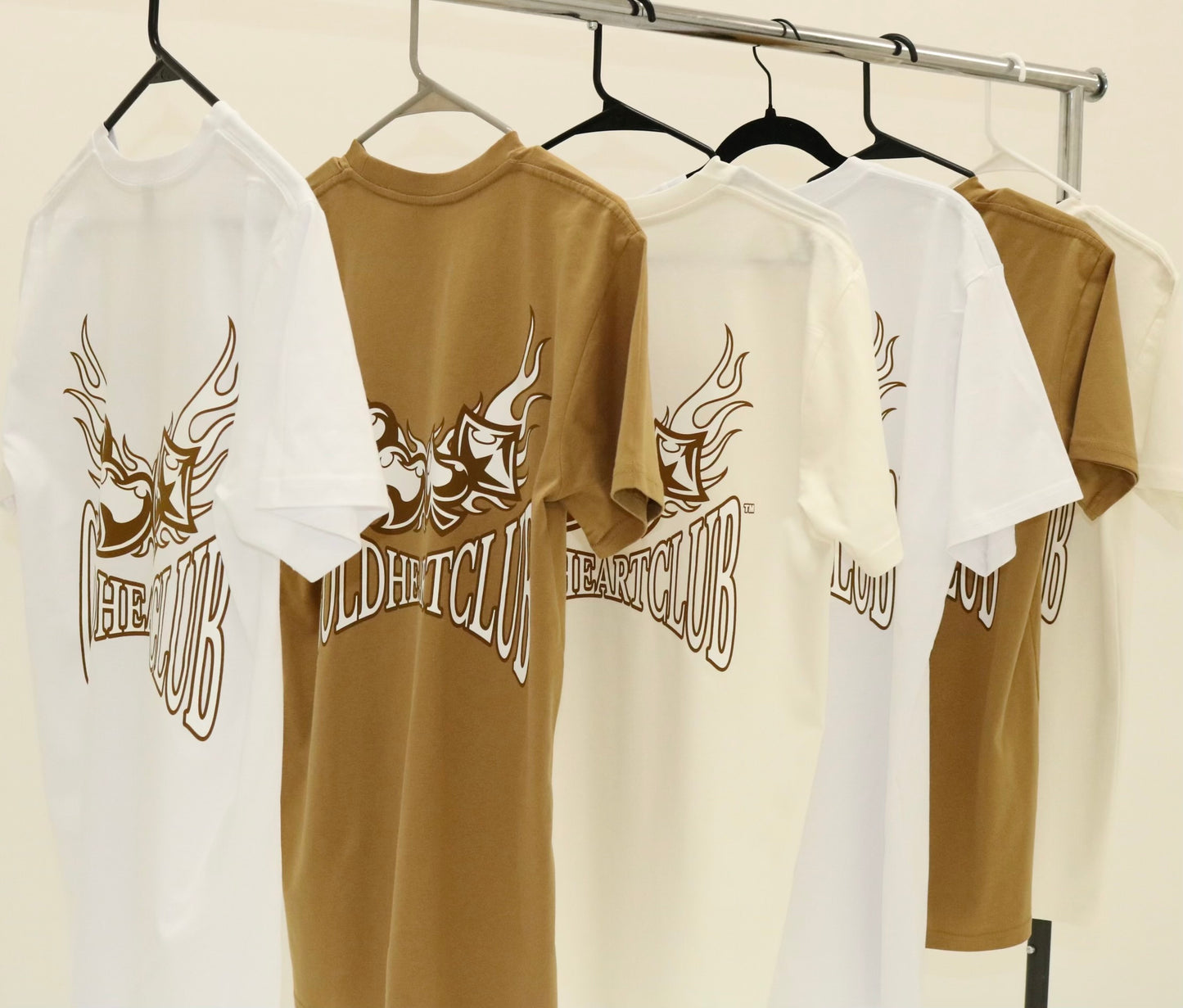 Deck Of Flames Graphic Tee White Rapids