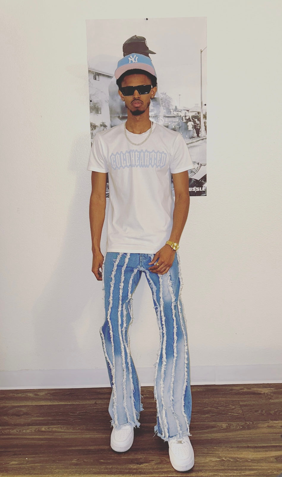 Deck Of Flames White Ice Graphic Tee