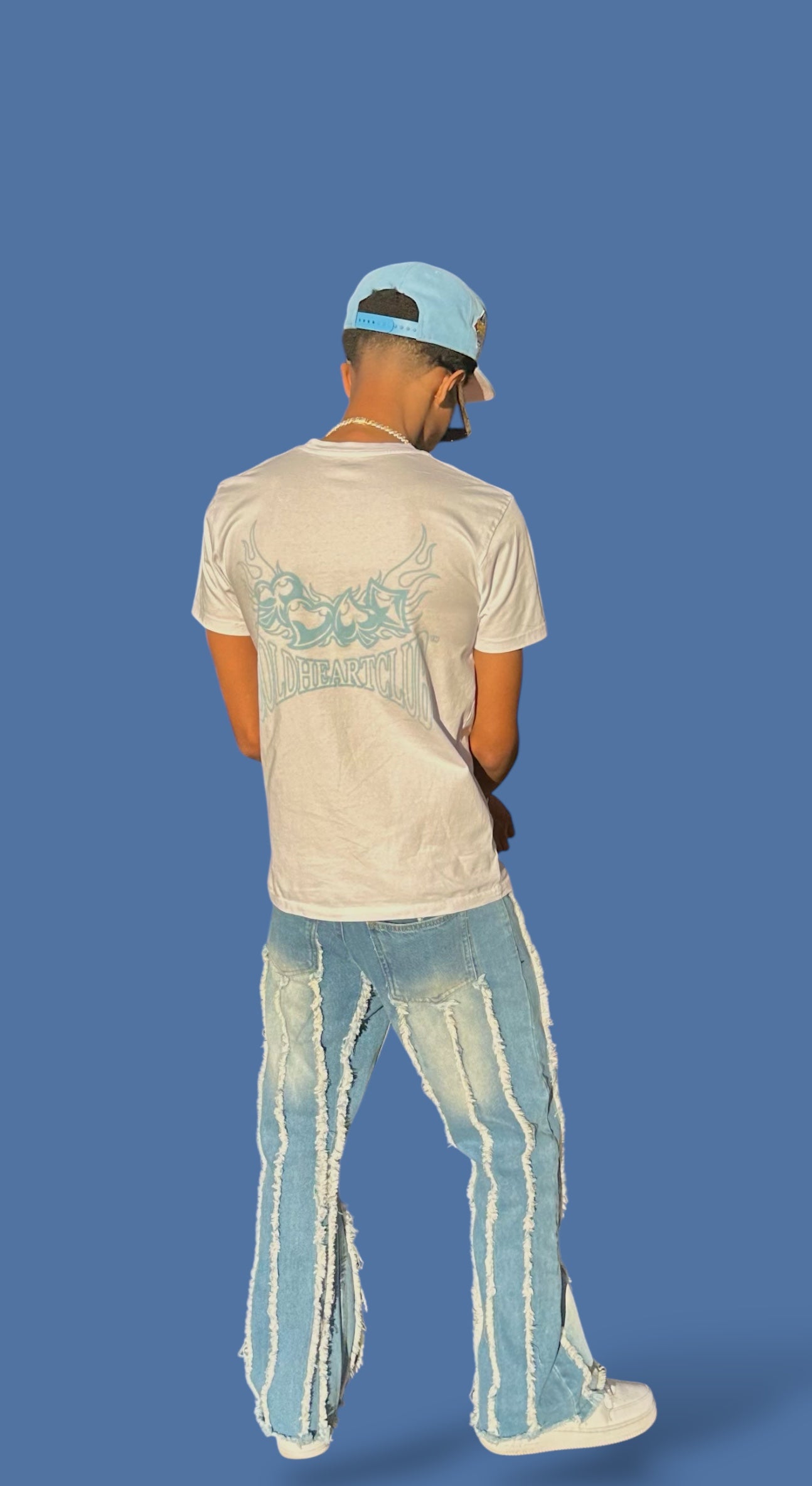 Deck Of Flames White Ice Graphic Tee