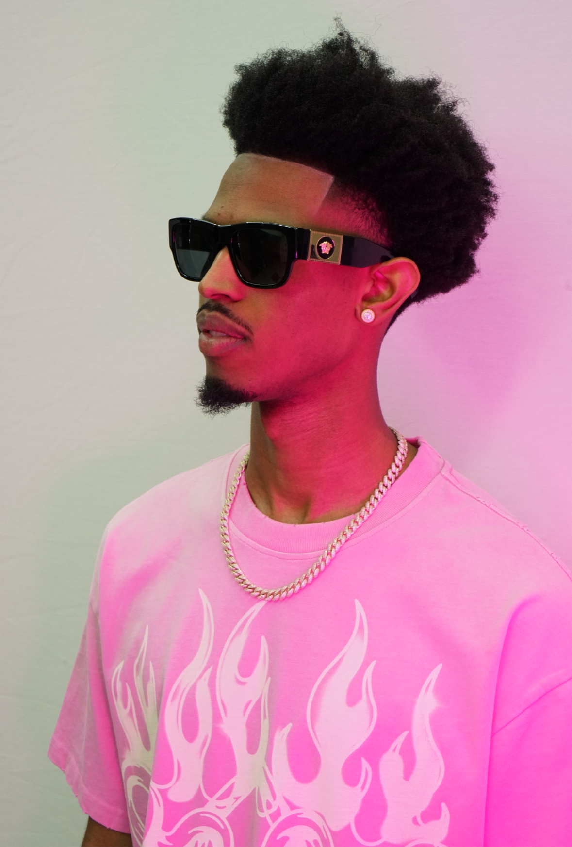 Highly Anticipated OverSized Graphic Tee Faded Pink