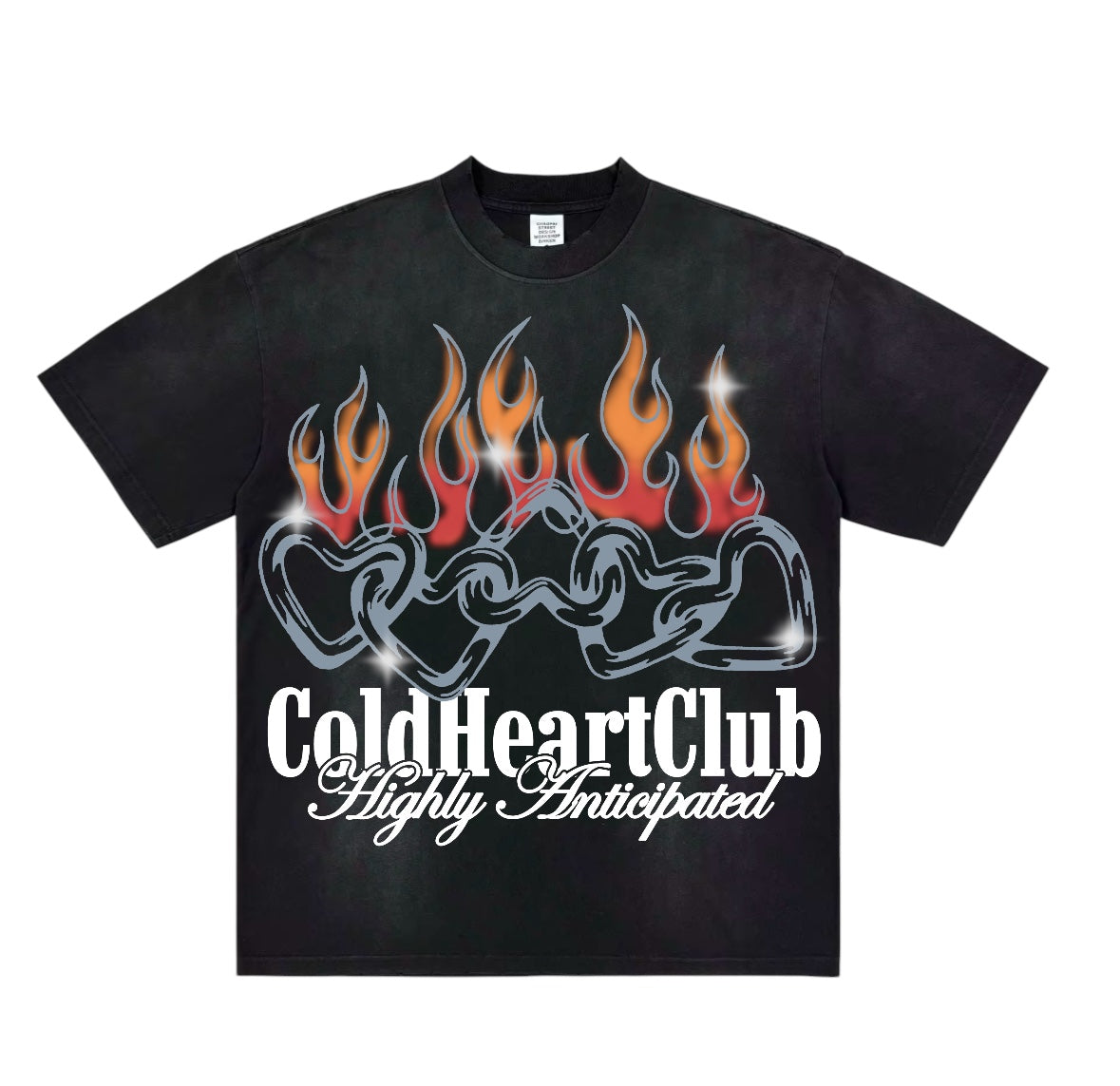 Highly Anticipated OverSized Graphic Tee Faded Black Original