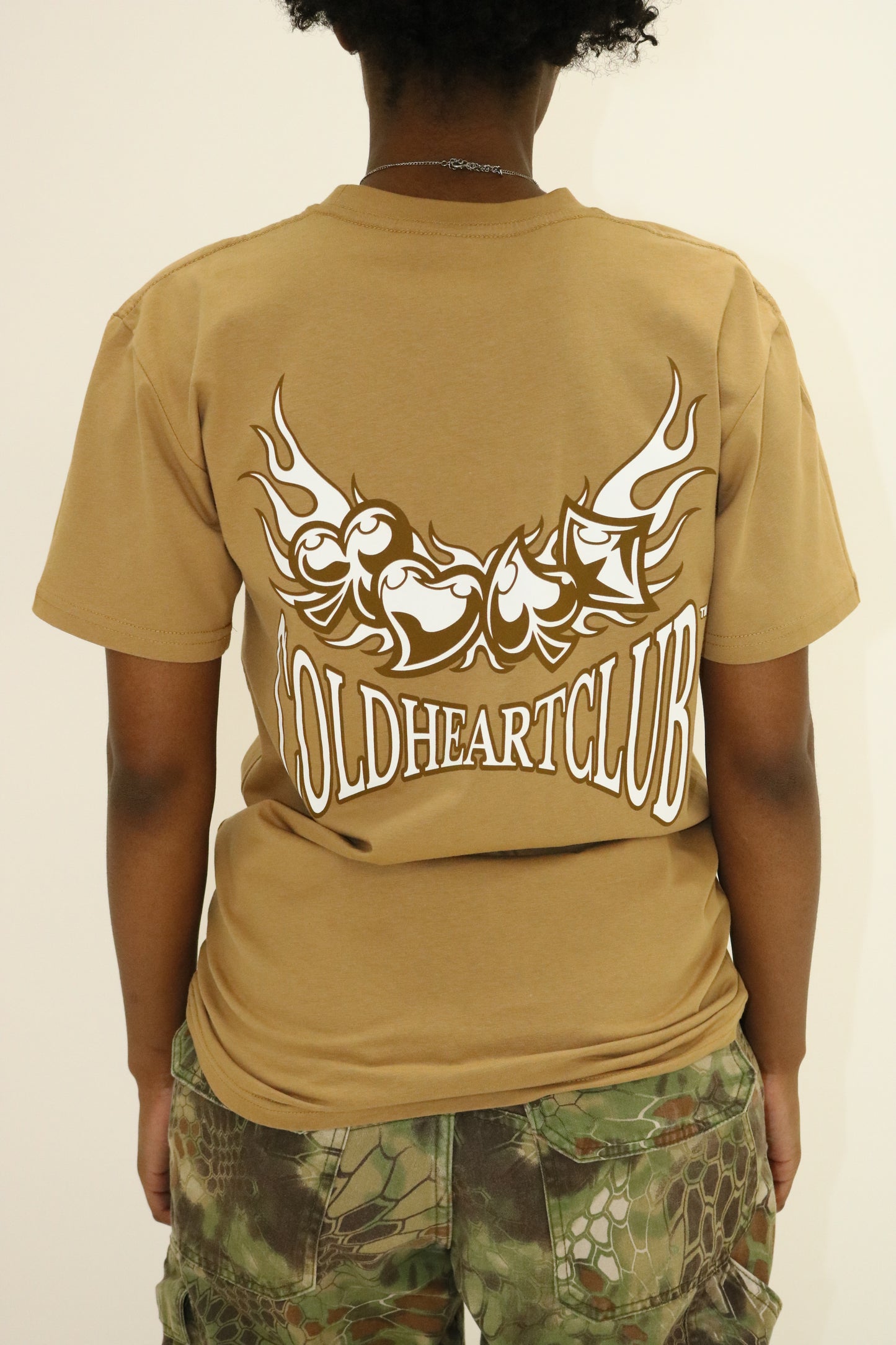 Deck Of Flames Brown Graphic Tee