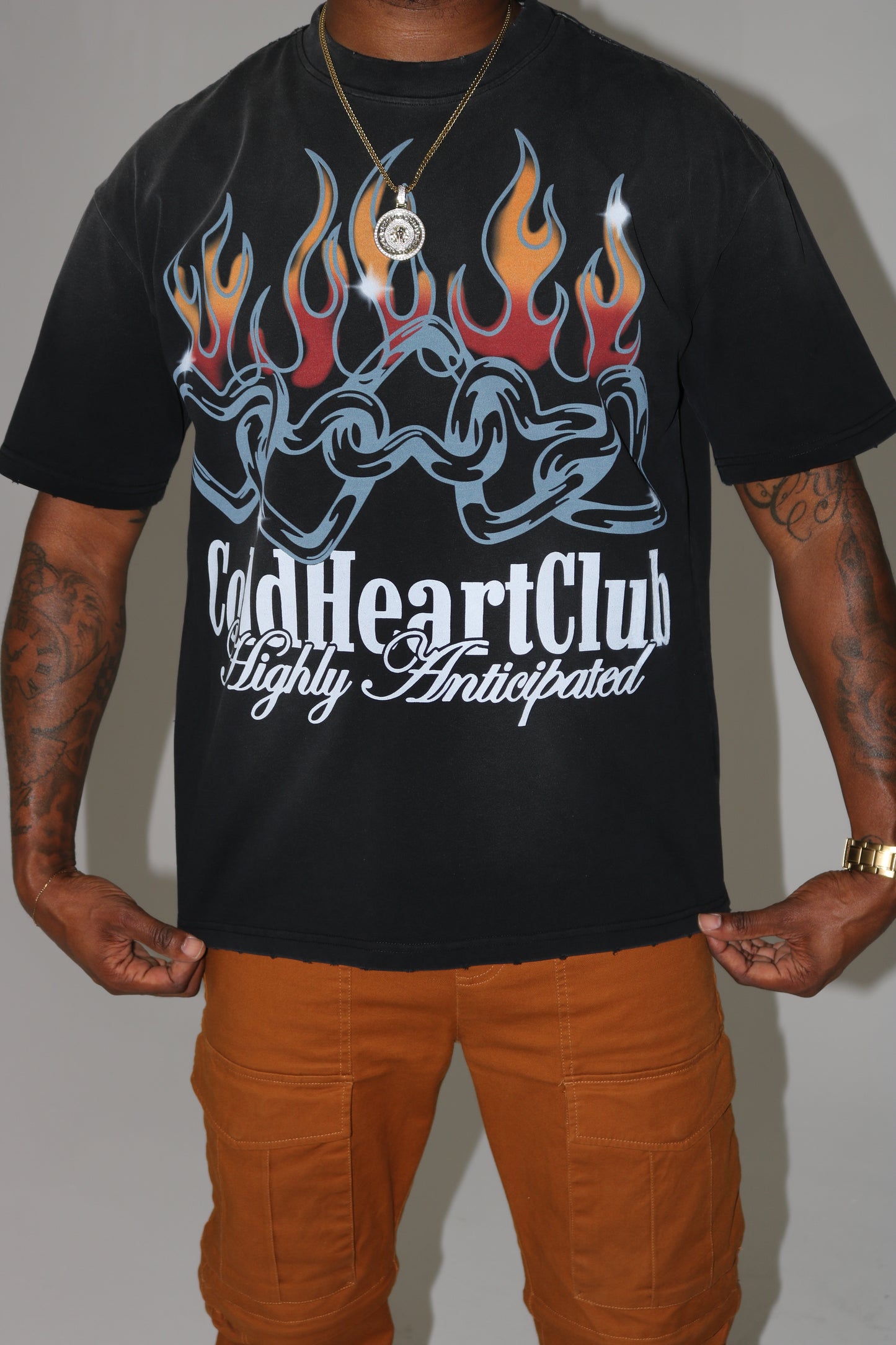 Highly Anticipated OverSized Graphic Tee Faded Black Original