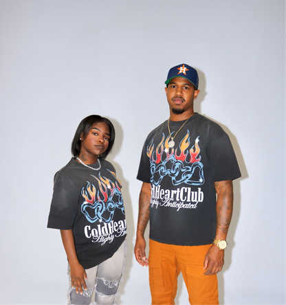 Highly Anticipated OverSized Graphic Tee Faded Black Original