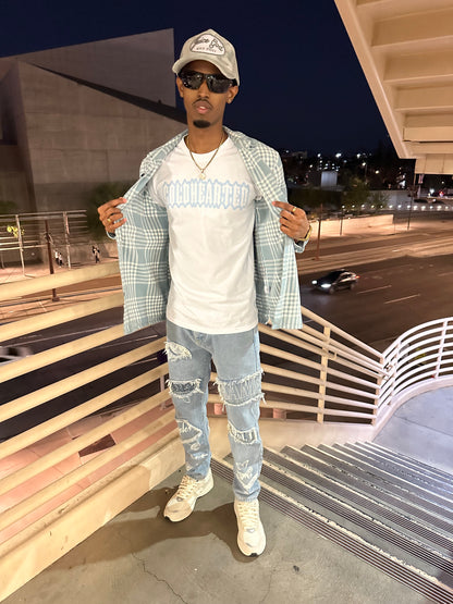 Deck Of Flames White Ice Graphic Tee