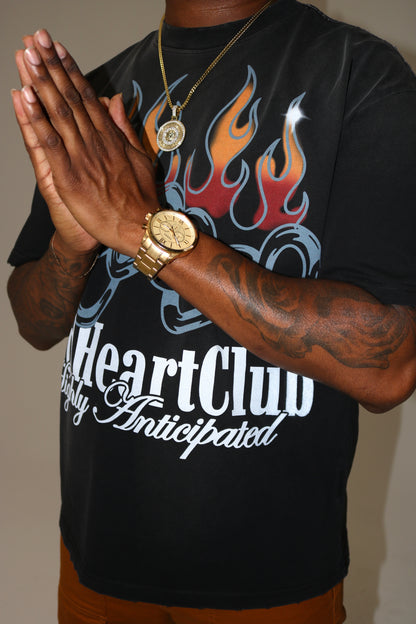 Highly Anticipated OverSized Graphic Tee Faded Black Original